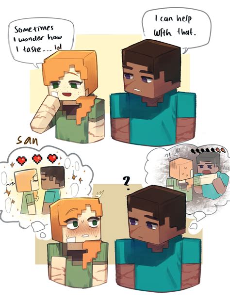 Minecraft sex Alex gets fucked